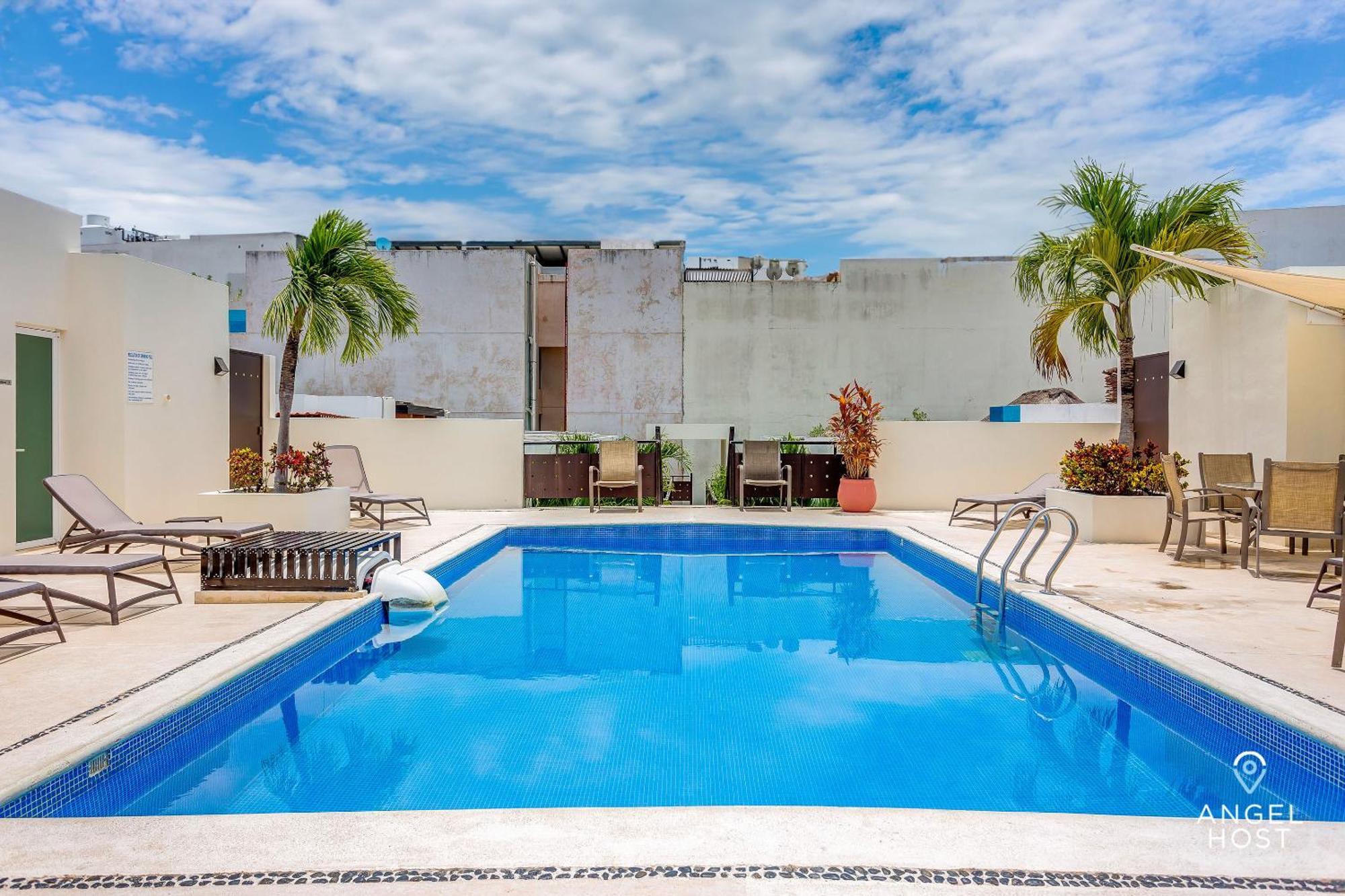 Сasa de vacaciones New Tropical Vibe With Roof Pool 3 Blks Playa del Carmen